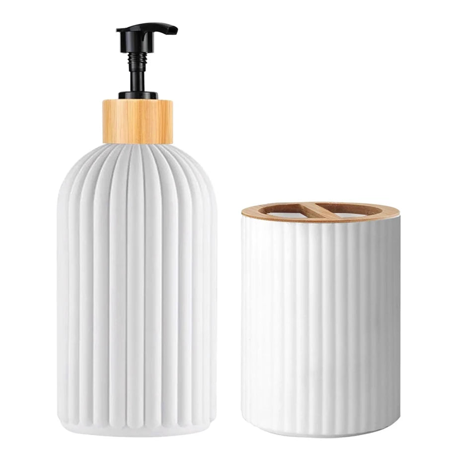 Nordic Bathroom Organizer Set