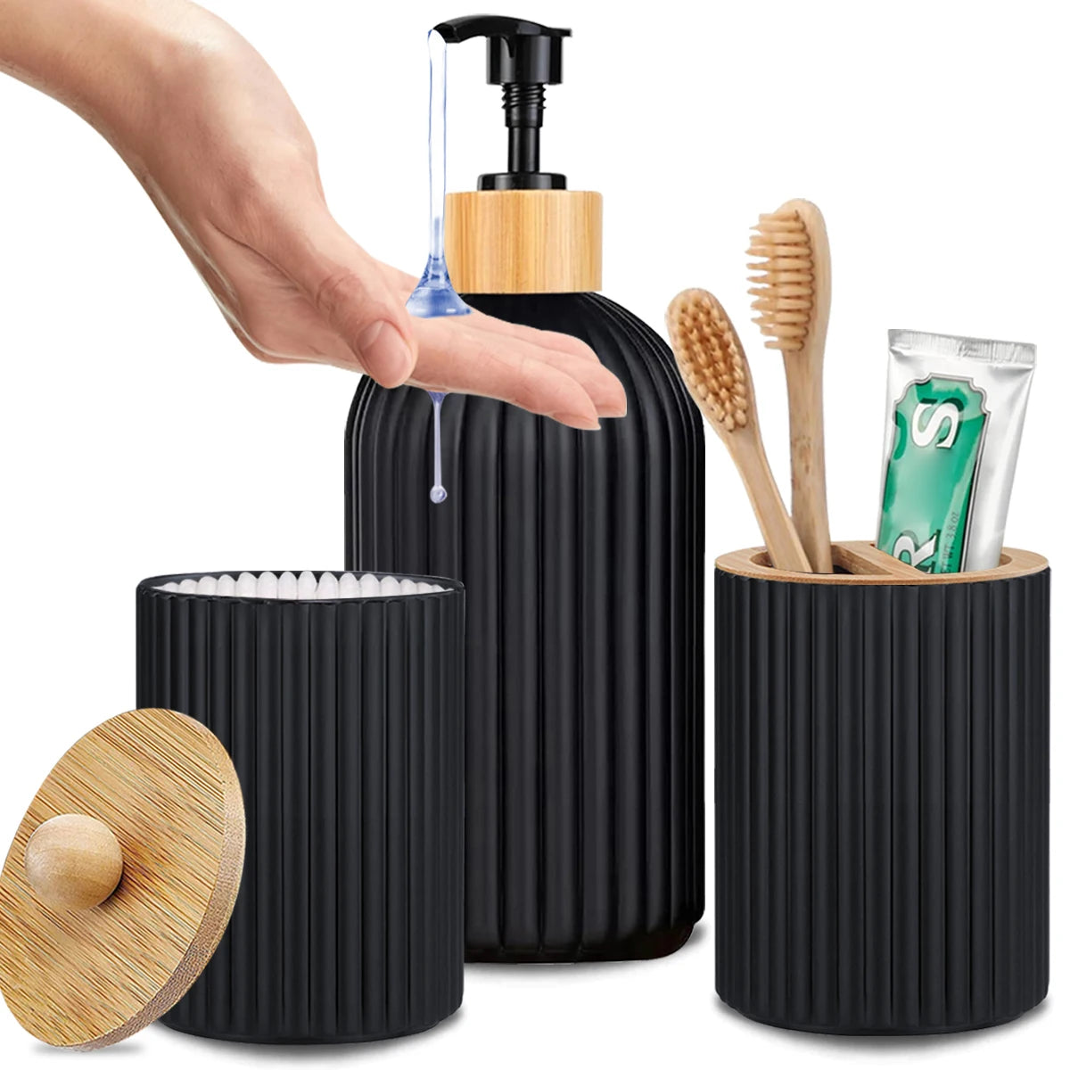 Nordic Bathroom Organizer Set