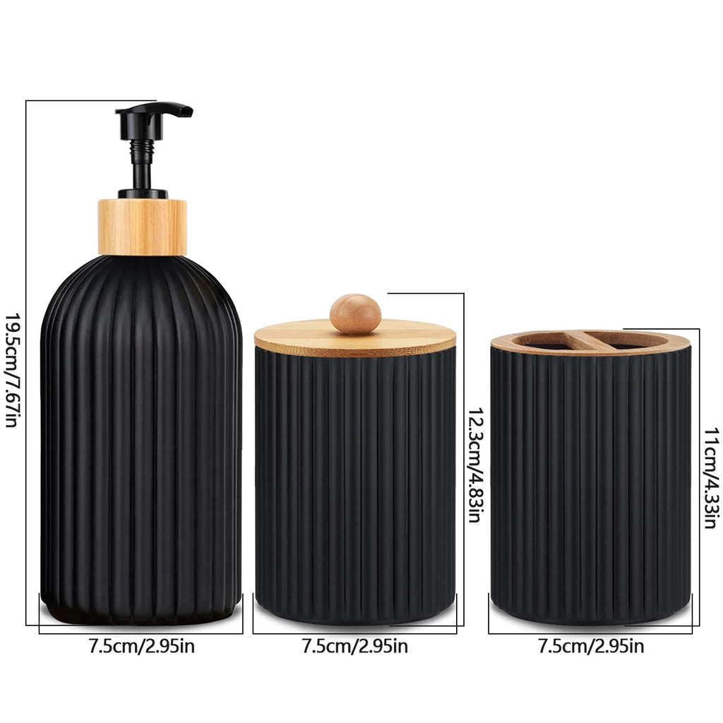 Nordic Bathroom Organizer Set